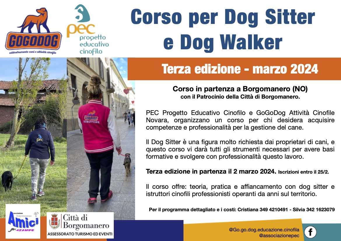 Corso Dog Sitter Borgomanero